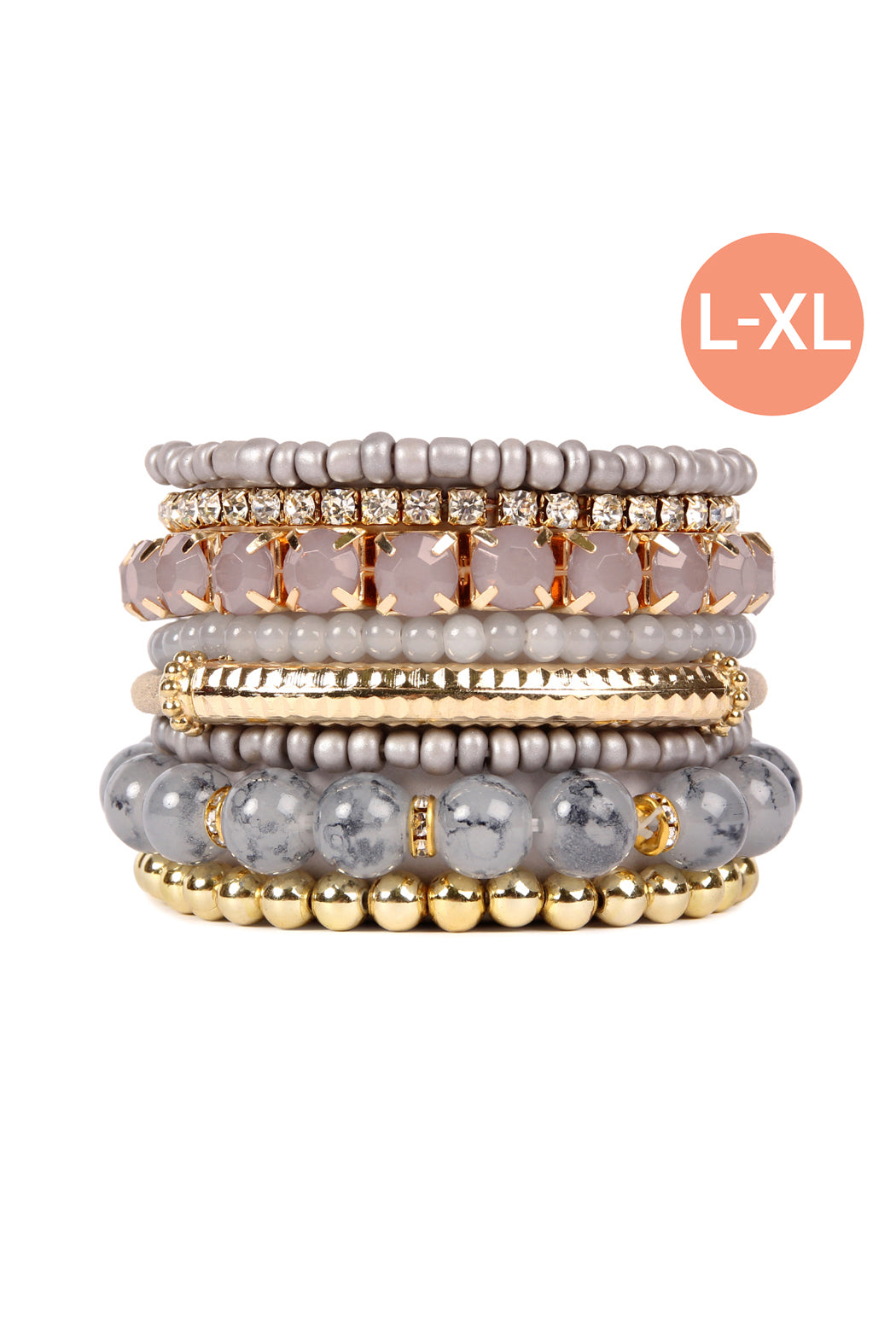 Multiple Line Classy Stack Bracelet