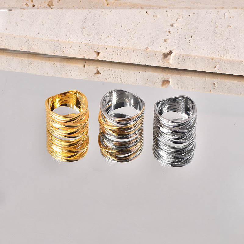 18K Gold Temperament Wild Index Finger Ring