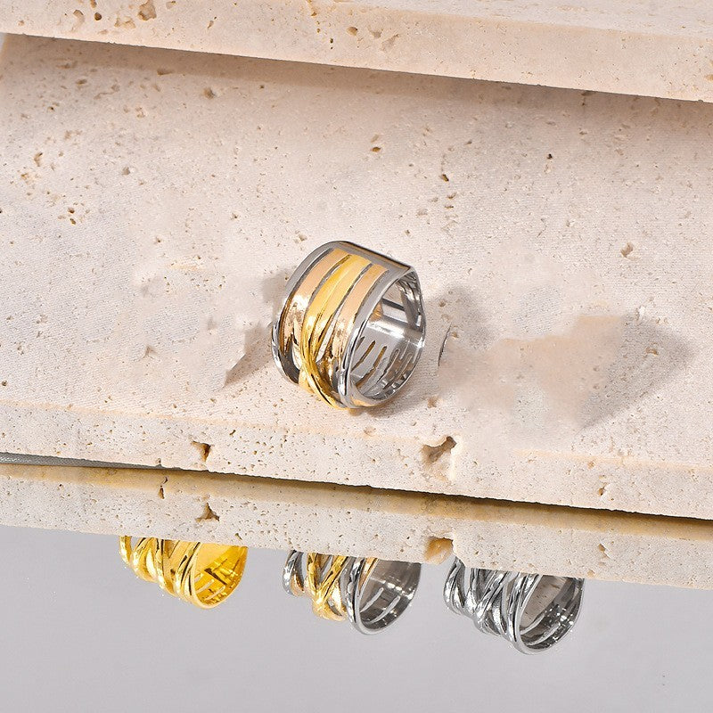 18K Gold Temperament Wild Index Finger Ring