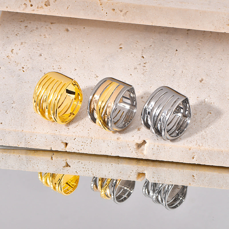 18K Gold Temperament Wild Index Finger Ring