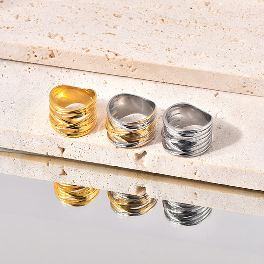 18K Gold Temperament Wild Index Finger Ring